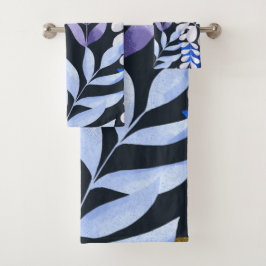 Juego de toallas de baño geométricas modernas en b