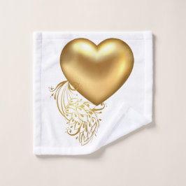 Juego de toallas de baño Golden Heart