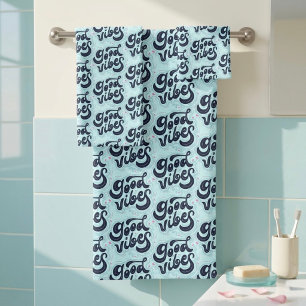 Juego de toallas de baño Good Vibes