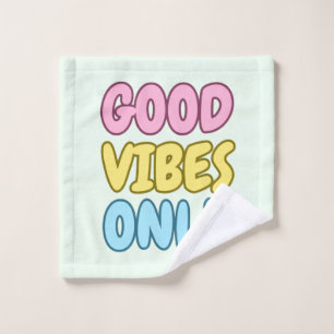 Juego de toallas de baño Good Vibes Only