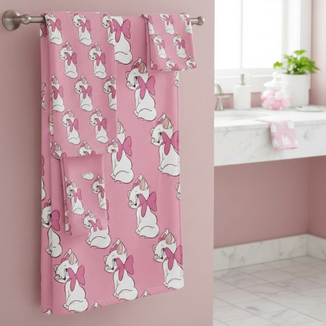 Juego de toallas de baño Kitty (Subido por el creador)