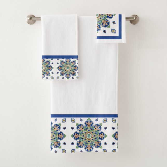 Juego de toallas de baño Medallion (In situ)