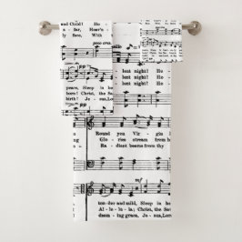 Juego de toallas de baño para aficionados a la mús