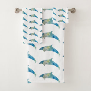 Juego de toallas de baño para animales Dolphin Coa
