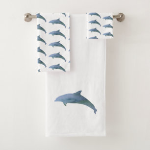 Juego de toallas de baño para animales Dolphin Coa