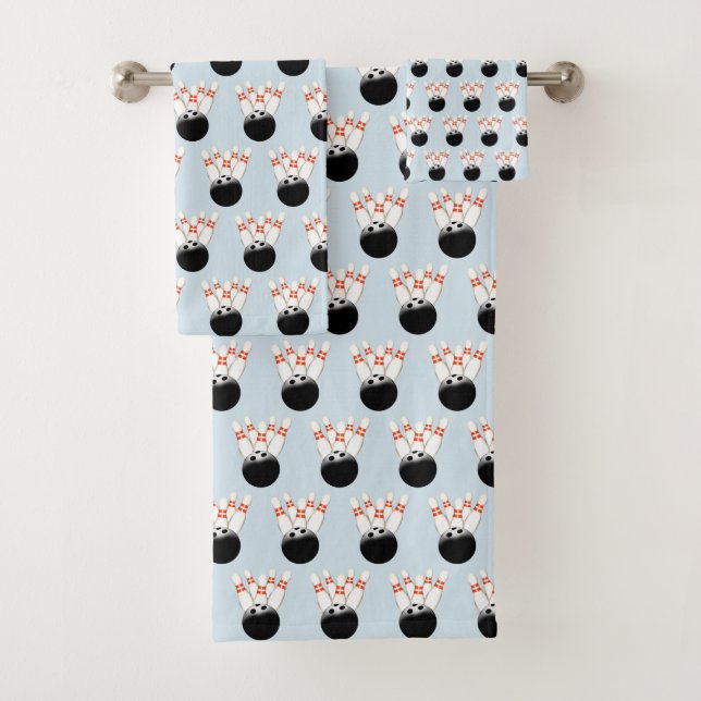 Juego de toallas de baño para boliche (In situ)