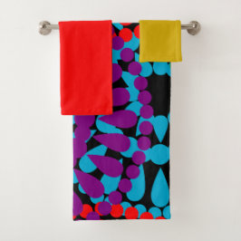 Juego de toallas de baño para círculos grandes