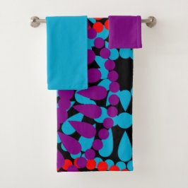 Juego de toallas de baño para círculos grandes