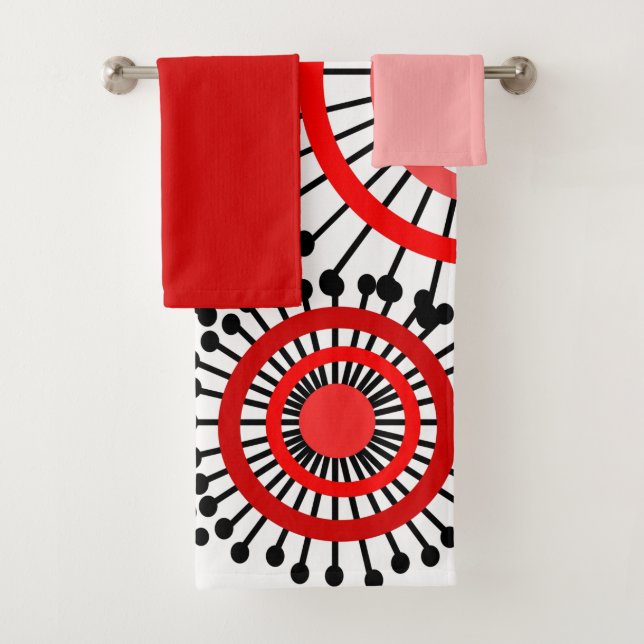 Juego de toallas de baño para flores (In situ)