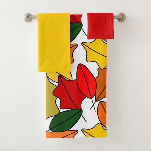 Juego de toallas de baño para hojas (In situ)