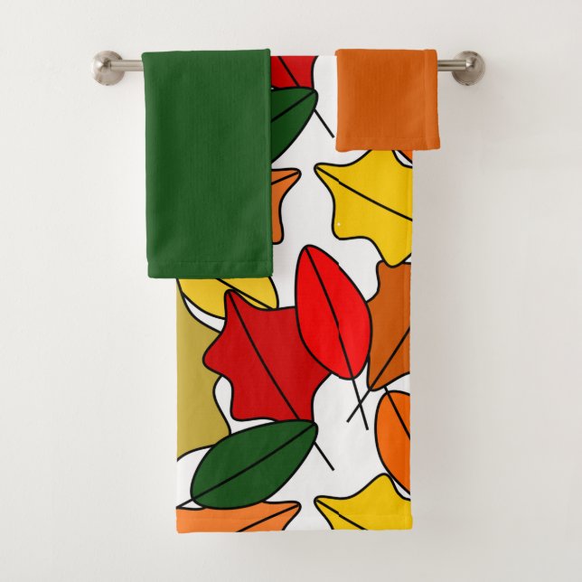 Juego de toallas de baño para hojas (In situ)