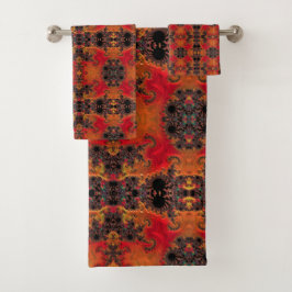 Juego de toallas de baño para incendios y belleza