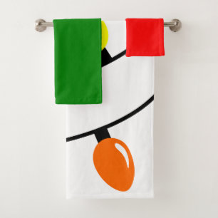 Juego de toallas de baño para luces obstruidas