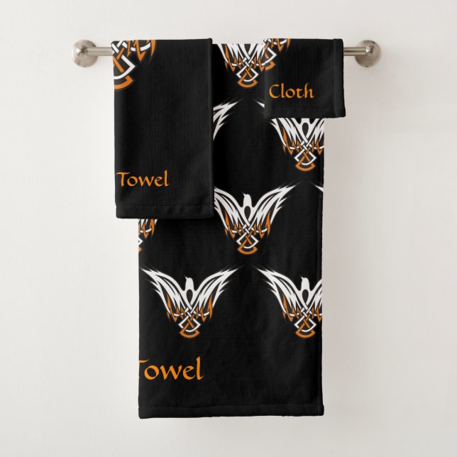 Juego de toallas de baño para pájaros celtas (In situ)