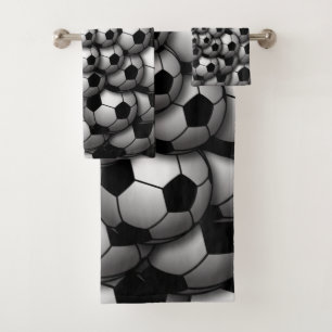 Juego de toallas de baño para temporada de fútbol