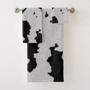 Juego de toallas de baño para vaca moo