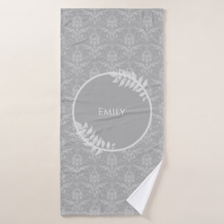 Juego de toallas de baño personalizadas de Damask