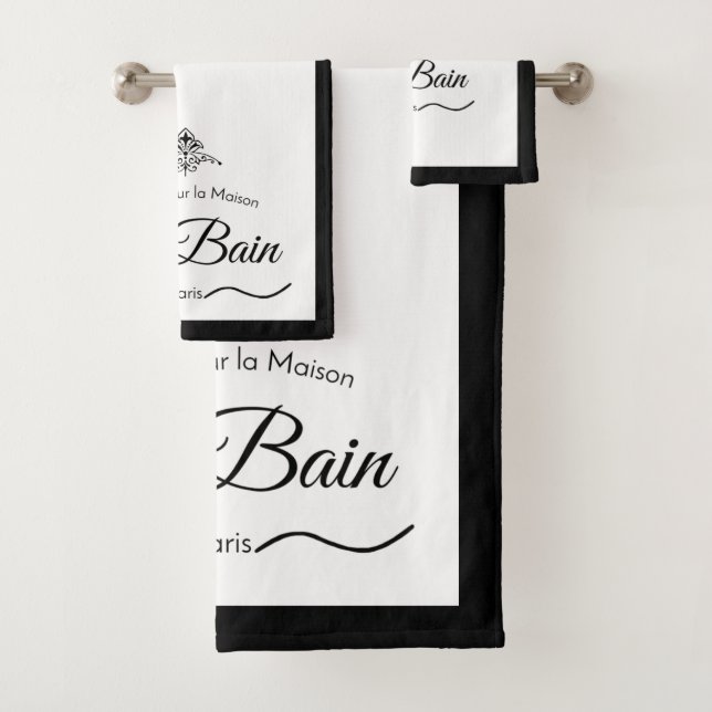 Juego de toallas de baño rediseñado (In situ)