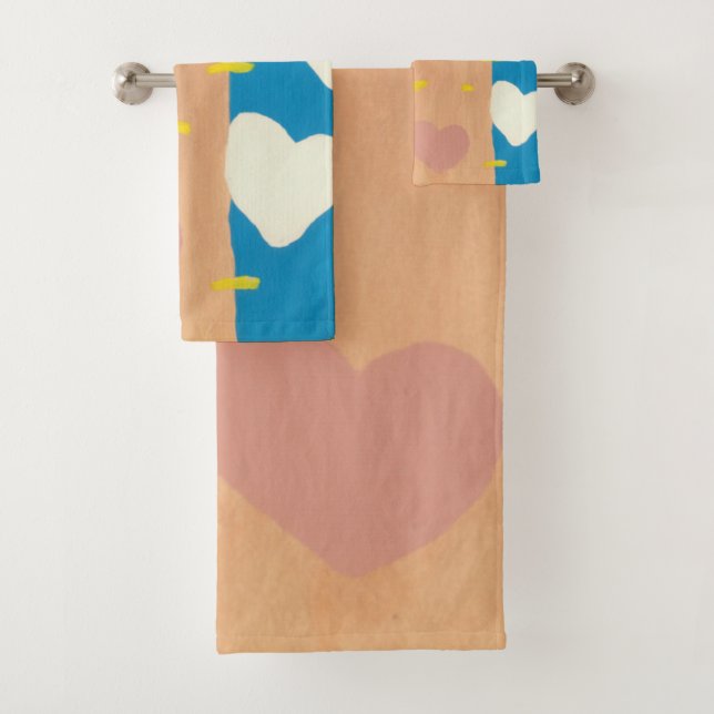Juego de toallas de baño Viento de Amor (In situ)