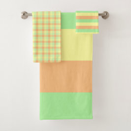 Juego de toallas de coordenadas Sherbet