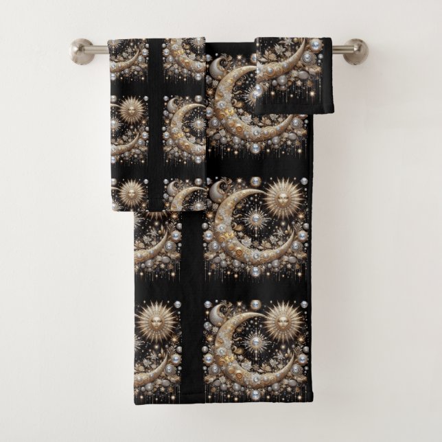 Juego de toallas de diamante celestial (In situ)