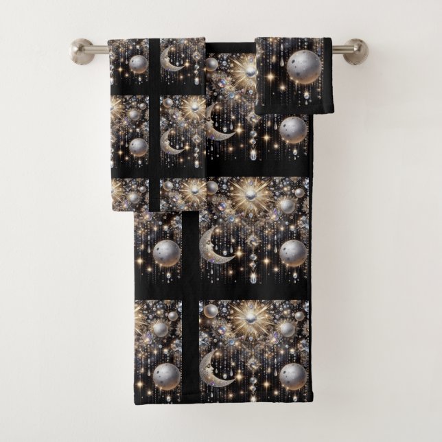 Juego de toallas de diamante celestial (In situ)