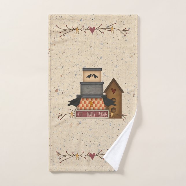 Juego de toallas de familiares de amigos de fe pri (Toalla de mano)