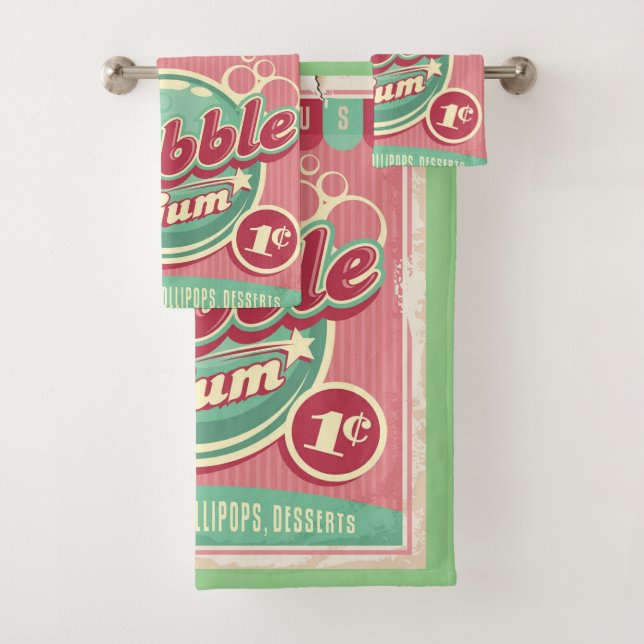 Juego de toallas de goma de burbujas (In situ)