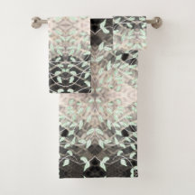 Juego de toallas de hoja diseñado para el estilo