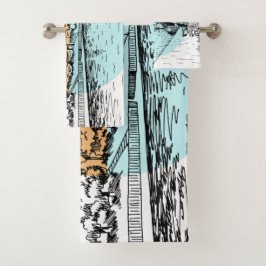 Juego de toallas de Ilustracion Ottawa Canada