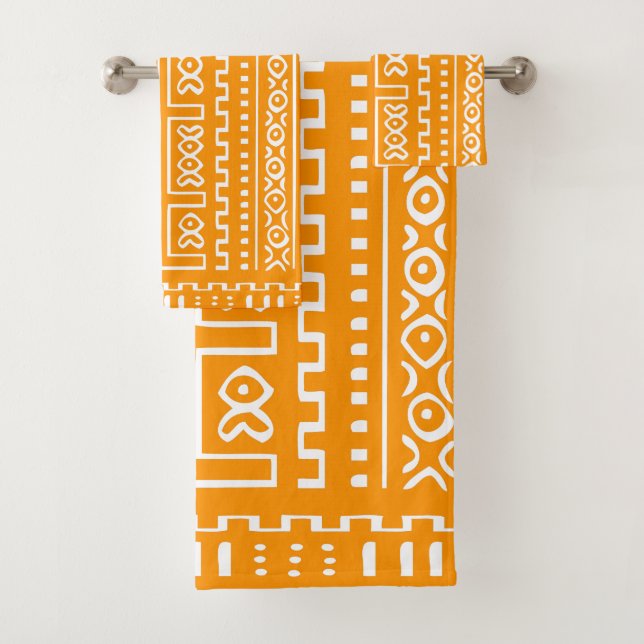 Juego de toallas de paño de barro dorado amarillo (In situ)