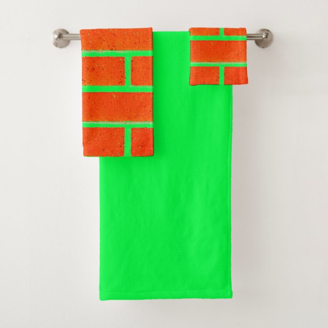 Juego de toallas de pared de ladrillo (In situ)