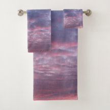 Juego de toallas de sol morado