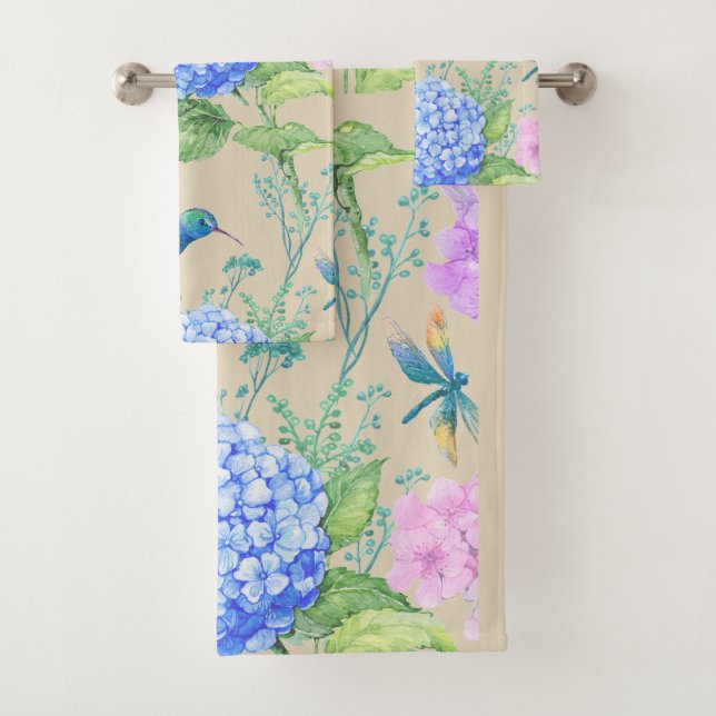 Juego de toallas de verano Hydrangea (In situ)