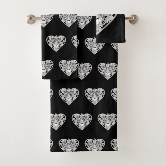 Juego de toallas Love Lioness Locket (In situ)