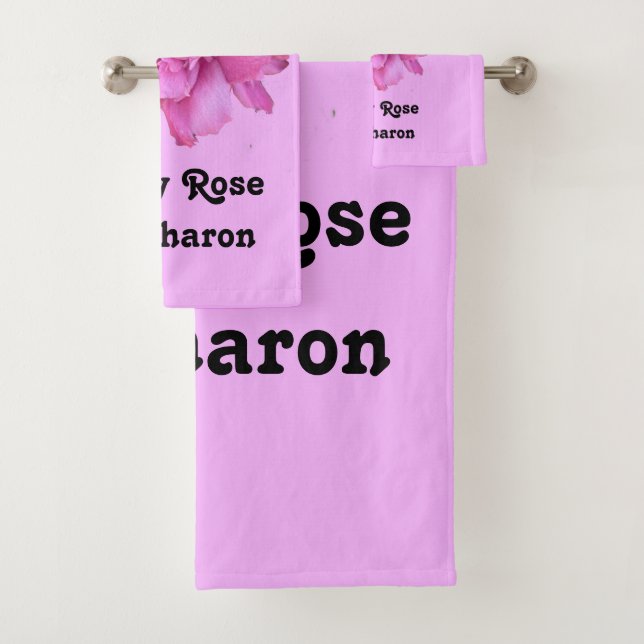 Juego de toallas Lucy Rosa (In situ)