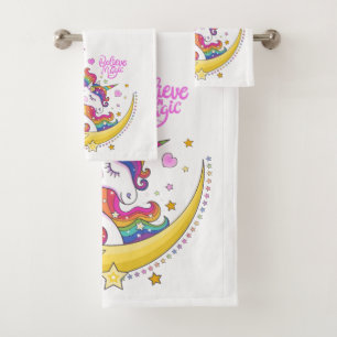 Juego de toallas mágicas de Unicorn