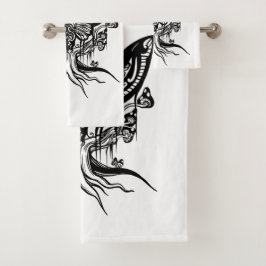 Juego de toallas místico de baño Moth & Crescent M