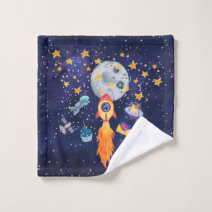 Juego de toallas para niños de Rocketship Blast-Of