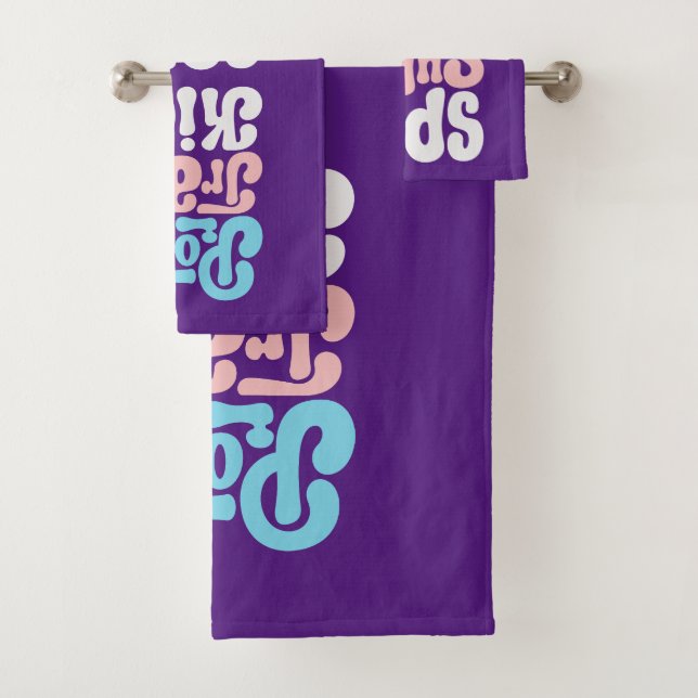 Juego de toallas para niños trans (In situ)