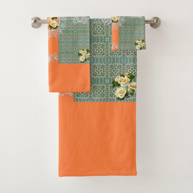 Juego de toallas románticas (In situ)