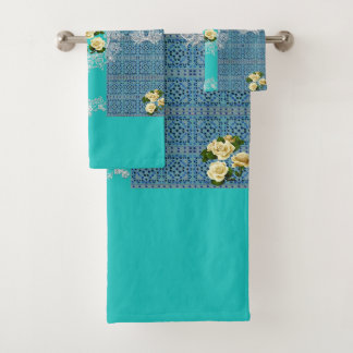 Juego de toallas románticas