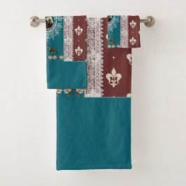 Juego de toallas románticas