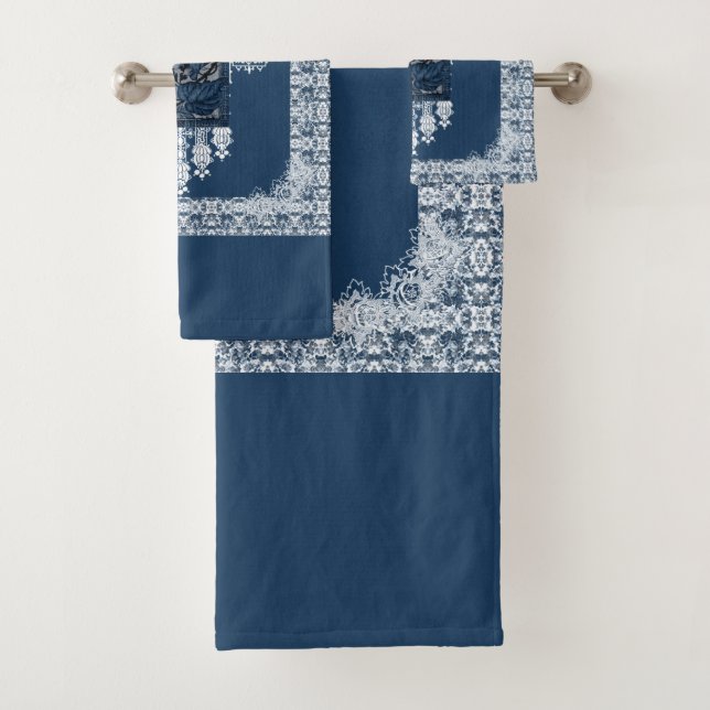 Juego de toallas románticas (In situ)