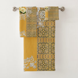 Juego de toallas románticas