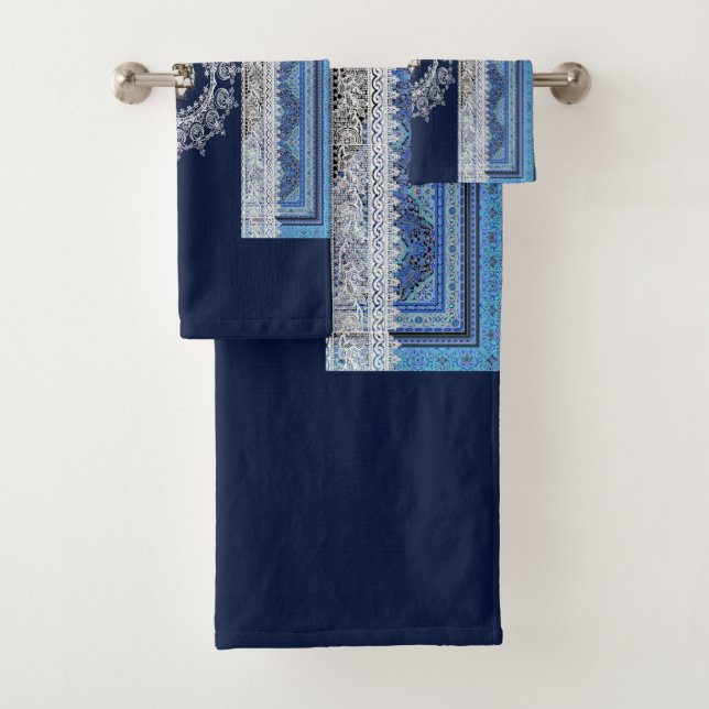 Juego de toallas románticas (In situ)