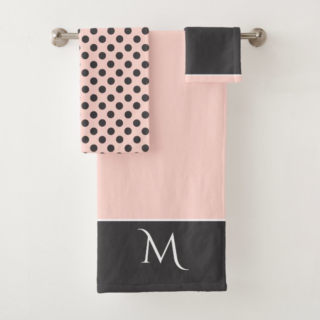 Juego de toallas Rubor y Baño Gris de moda (In situ)