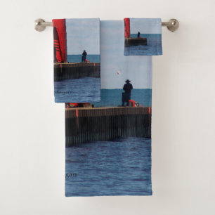 Juego de toallas South Pierhead Light de South Hav