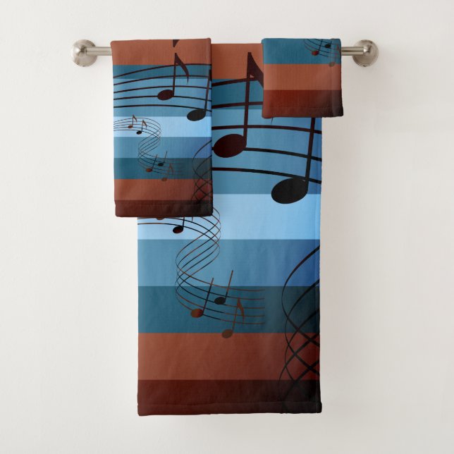 Juego de toallas Southwest Kokopelli Music 2 (In situ)