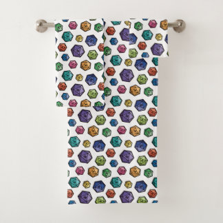 Juego de toallas todo-sobre-impresión para la D20s